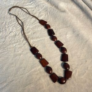 Wood necklace